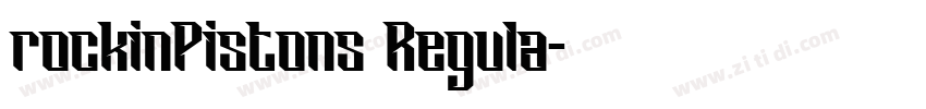 rockinPistons Regula字体转换